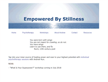 Tablet Screenshot of empoweredbystillness.com